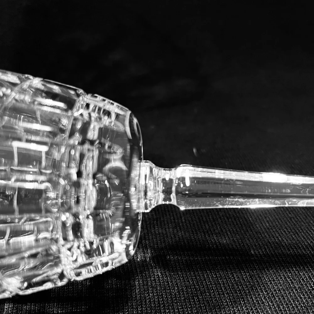 Vintage Val St Lambert Heavy Cut Crystal Water Goblets Set of 3